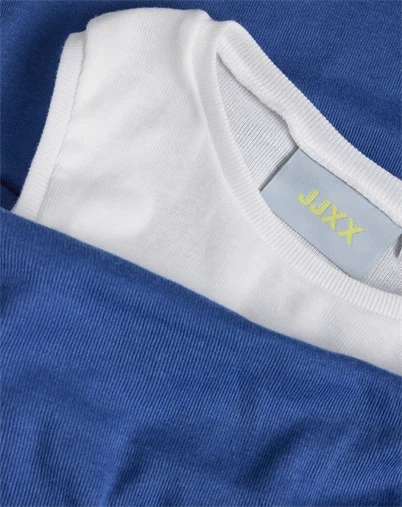 JJXX - JXHenna Off Shoulder Layering Top - True Blue